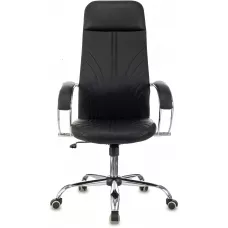 Кресло эргономичное Бюрократ CH-610SL черный экокожа крестов. металл хром