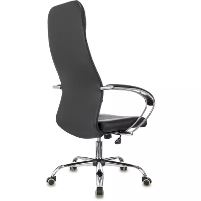 Кресло эргономичное Бюрократ CH-610SL черный экокожа крестов. металл хром