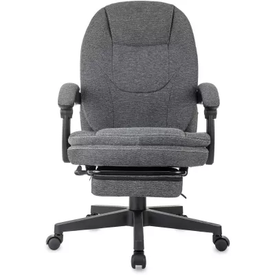 Кресло руководителя Бюрократ CH-868MSG-BF серый 3C1 крестов. пластик подст.для ног пластик черный