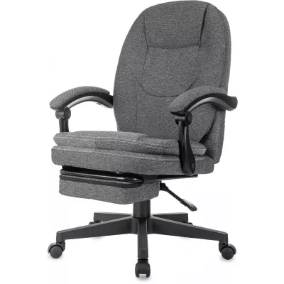 Кресло руководителя Бюрократ CH-868MSG-BF серый 3C1 крестов. пластик подст.для ног пластик черный