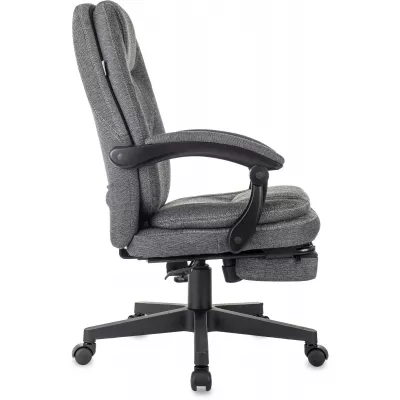 Кресло руководителя Бюрократ CH-868MSG-BF серый 3C1 крестов. пластик подст.для ног пластик черный