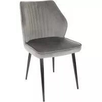 Стул для дома Бюрократ CH-K5 т.серый Holland 18 металл черный на ножках (CH-K5_1/HL18)