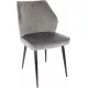Стул для дома Бюрократ CH-K5 т.серый Holland 18 металл черный на ножках (CH-K5_1/HL18)