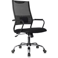 Кресло руководителя Бюрократ CH Balance SL черный Elastic-102 сетка/ткань крестов. металл хром