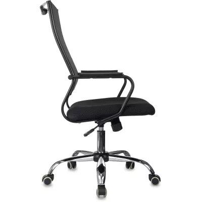 Кресло руководителя Бюрократ CH Balance SL черный Elastic-102 сетка/ткань крестов. металл хром