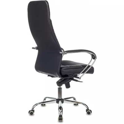 Кресло эргономичное Бюрократ CH-609SL/ECO черный экокожа крестов. металл хром