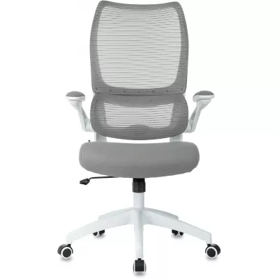 Кресло эргономичное Бюрократ Sigma WH 1 серый сетка/ткань крестов. пластик пластик белый
