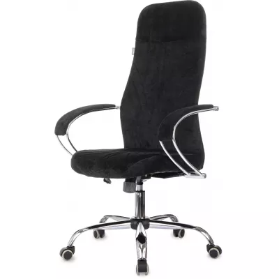 Кресло эргономичное Бюрократ CH-610SL черный Light-20 крестов. металл хром