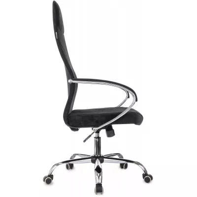 Кресло эргономичное Бюрократ CH-610SL черный Light-20 крестов. металл хром