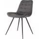 Стул для дома Бюрократ CH-K2 т.серый Holland 18 металл черный на ножках (CH-K2_1/HL18)