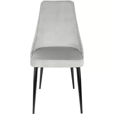 Стул для дома Бюрократ CH-K4 св.серый Holland 09 металл черный на ножках (CH-K4_1/HL09)