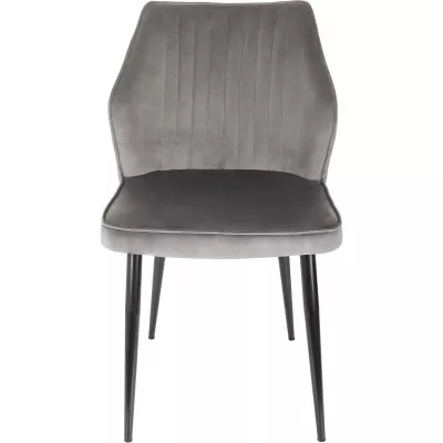 Стул для дома Бюрократ CH-K5_2 комплект 2шт т.серый Holland 18 металл черный на ножках (CH-K5_1/HL18_2)