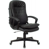 Кресло руководителя Бюрократ T-9950LT черный экокожа крестов. пластик