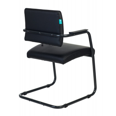 Кресло Бюрократ CH-271N-V черный Leather Black экокожа полозья металл черный