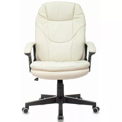 Кресло руководителя Бюрократ CH-868N слоновая кость OR-10 экокожа крестов. пластик