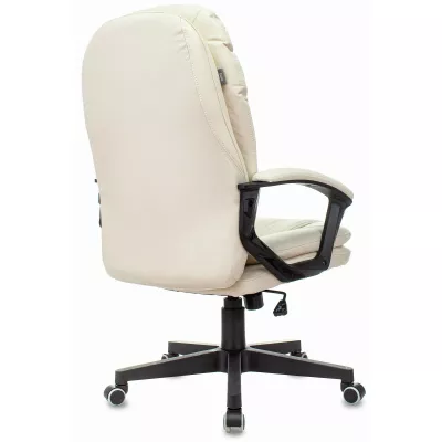 Кресло руководителя Бюрократ CH-868N слоновая кость OR-10 экокожа крестов. пластик