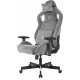 Кресло игровое Knight Outrider серый Light-19 с подголов. крестов. металл