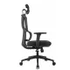 Кресло эргономичное Бюрократ MC-711N-H черный сетка/ткань с подголов. крестов. пластик