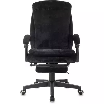 Кресло руководителя Бюрократ T-9950MSG-F Fabric черный Light-20 крестов. пластик подст.для ног