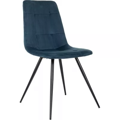 Стул для дома Бюрократ CH-K1_4 комплект 4шт синий Holland 58 металл черный на ножках (CH-K1_1/HL58_4)