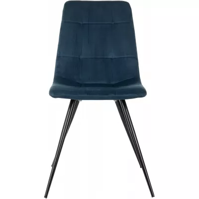 Стул для дома Бюрократ CH-K1_4 комплект 4шт синий Holland 58 металл черный на ножках (CH-K1_1/HL58_4)