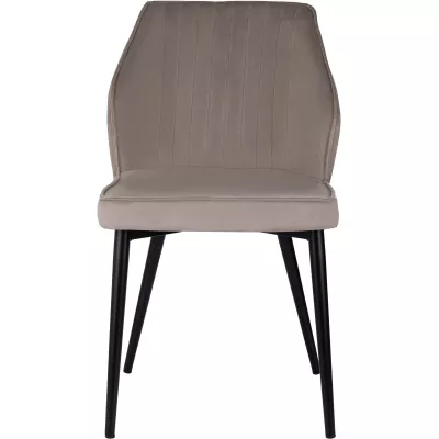 Стул для дома Бюрократ CH-K5_2 комплект 2шт т.бежевый Holland 61 металл черный на ножках (CH-K5_1/HL61_2)