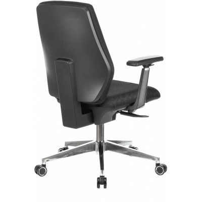 Кресло Бюрократ CH-545/LUX черный 38-418 крестов. алюминий