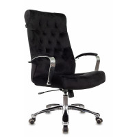 Кресло руководителя Бюрократ T-9928SL Fabric черный Holland 75 крестов. металл хром