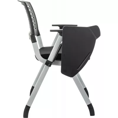 Стул Бюрократ X-Click-PP черный со столиком на ножках металл серый