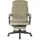 Кресло руководителя Бюрократ T-9950MSG-F Fabric песочный Light-21 крестов. пластик подст.для ног
