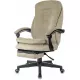 Кресло руководителя Бюрократ T-9950MSG-F Fabric песочный Light-21 крестов. пластик подст.для ног