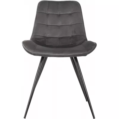 Стул для дома Бюрократ CH-K2_4 комплект 4шт т.серый Holland 18 металл черный на ножках (CH-K2_1/HL18_4)