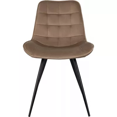 Стул для дома Бюрократ CH-K2_4 комплект 4шт св.коричневый Holland 65 металл черный на ножках (CH-K2_1/HL65_4)