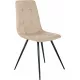 Стул для дома Бюрократ CH-K1 бежевый Holland 06 металл черный на ножках (CH-K1_1/HL07)