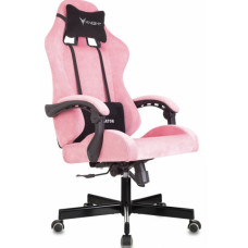 Кресло игровое Knight Terminator розовый Velvet 36 крестов. металл