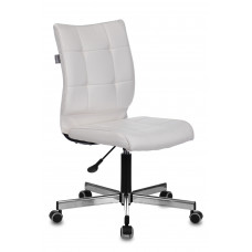 Кресло Бюрократ CH-330M белый Lincoln 100 экокожа крестов. металл хром