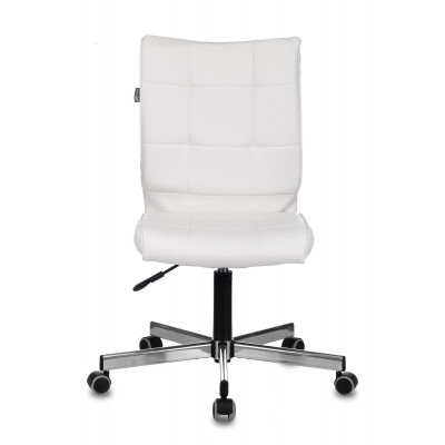 Кресло Бюрократ CH-330M белый Lincoln 100 экокожа крестов. металл хром