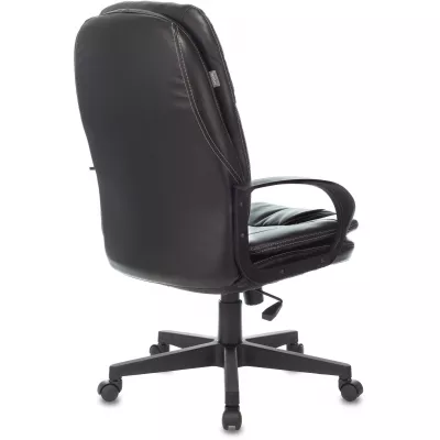 Кресло руководителя Бюрократ CH-868LT черный экокожа крестов. пластик