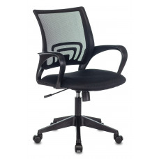 Кресло Бюрократ CH-695N черный TW-01 сиденье черный TW-11 сетка/ткань крестов. пластик