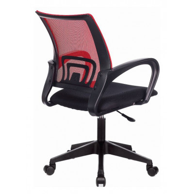 Кресло Бюрократ CH-695NLT красный TW-35N сиденье черный TW-11 сетка/ткань крестов. пластик