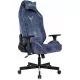 Кресло игровое Knight N1 Fabric синий Light-27 с подголов. крестов. металл