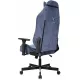 Кресло игровое Knight N1 Fabric синий Light-27 с подголов. крестов. металл