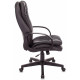 Кресло руководителя Бюрократ T-9950PL черный экокожа крестов. пластик