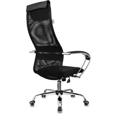 Кресло эргономичное Бюрократ CH-607SL черный TW-01 Neo Black сетка/ткань с подголов. крестов. металл хром