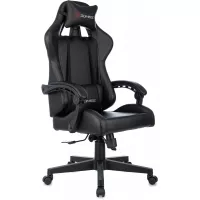 Кресло игровое Zombie GAME TETRA черный/карбон экокожа крестов. пластик