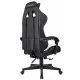 Кресло игровое Zombie GAME TETRA черный/карбон экокожа крестов. пластик