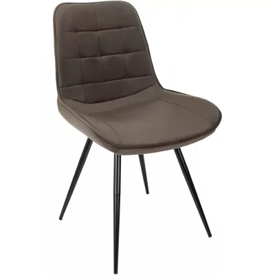 Стул для дома Бюрократ CH-K2_4 комплект 4шт коричневый Holland 74 металл черный на ножках (CH-K2_1/HL74_4)