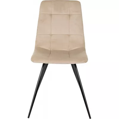 Стул для дома Бюрократ CH-K1_4 комплект 4шт бежевый Holland 06 металл черный на ножках (CH-K1_1/HL07_4)