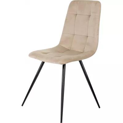 Стул для дома Бюрократ CH-K1_4 комплект 4шт бежевый Holland 06 металл черный на ножках (CH-K1_1/HL07_4)