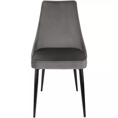 Стул для дома Бюрократ CH-K4_2 комплект 2шт т.серый Holland 18 металл черный на ножках (CH-K4_1/HL18_2)